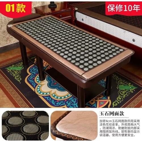 2020 New style beauty care heating sleeping mattress Jade tourmaline mattress bamboo carbon fiber cushion jade mattress 0.6X1.9M