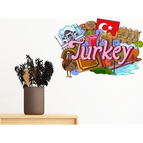 Ephesus Mosque Turkey Graffiti Removable Wall Sticker Art Decals Mural DIY Wallpaper for Room Decal