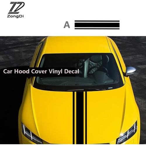WRC Stripe Stickers for Renault Megane 2 3 Clio 4 Duster Captur Chevrolet cruze Mazda 3 6 BK CX5 Car Hood Cover Vinyl Decal