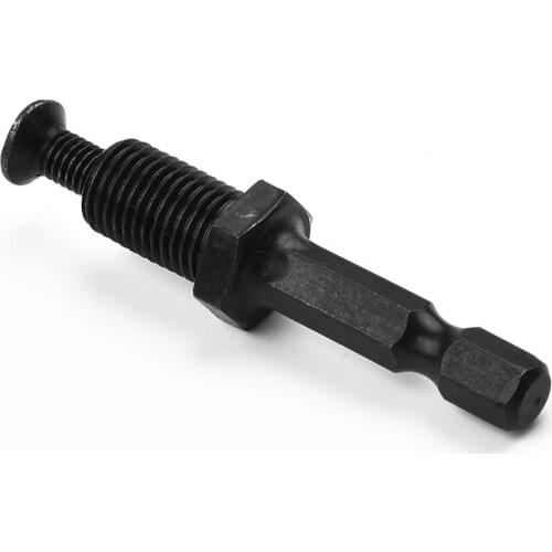 Thread Screw. For Drill Bit Chuck Adapter Drill Chuck Adapter 3/8\"-24UNF Black Keyless Chuck