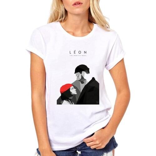 Womens Tee Saint Mia Saint Jules StreetWear Short Sleeve Tshirts for Girl Top Hot T Shirt Pulp Fiction Leon Matilda Print Tops