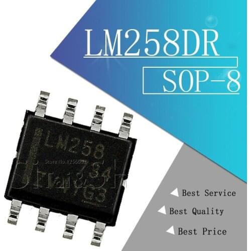 10PCS Low power dual operational Amplifier 20PCS LM258DR LM258 SOP-8