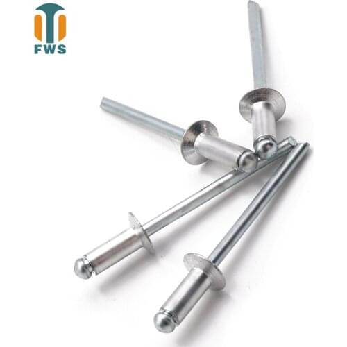 20PCS M3.2 5-17mm DIN EN ISO15978 GB/T12617.1 Aluminium Open End Countersunk Head Blind Rivet for Furniture Car Aircraft