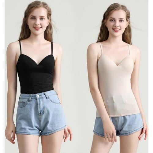 2021 Fashion Dames Zomer Camis Tanks Tops Mouwloos Katoenen Bustier Unpadded Bandeau Bra Vest Crop Top Naadloze Bralette Tees