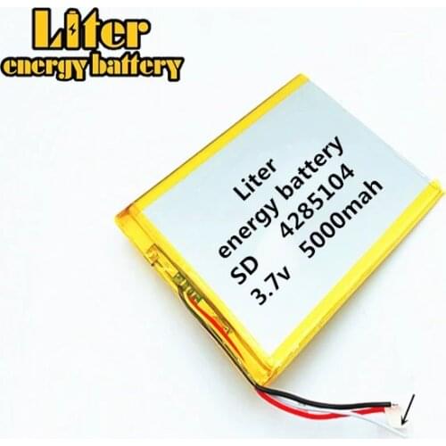 3 line Liter energy battery 4285104 3.7V 5000MAH 4085105 Lithium Tablet PC Battery with protection board Polymer battery