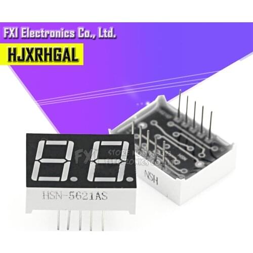 5pcs Digital tube segment common Cathode Red 2 Bit digital Tube 0.56 inch hjxrhgal 10 needles Red LED Display