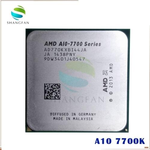 AMD A10-Series A10 7700K A10 7700 A10-7700K 3.4 GHz Quad-Core CPU Processor AD770KXBI44JA Socket FM2