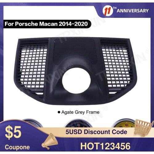 Car stopwatch for Porsche Macan 2014-2020 interior dashboard center clock compass time electronic meter clock accessional