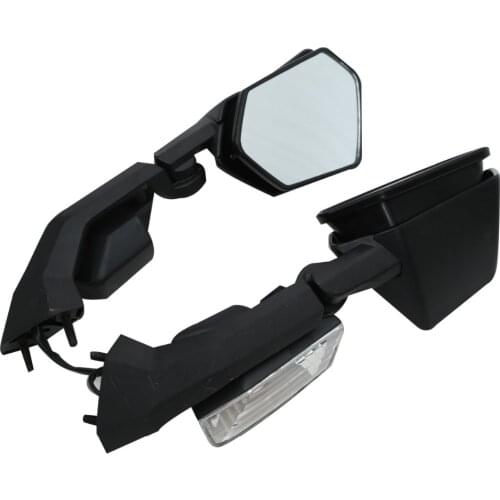 Motorcycle Rear View Side Mirrors Black For Kawasaki Ninja ZX10R 2008 2009 2010