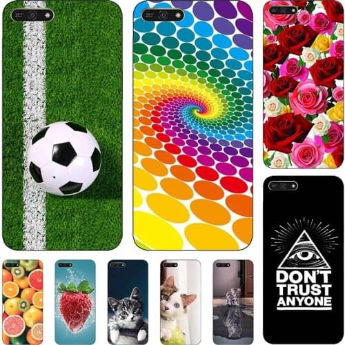 Cover For Huawei Y6 2018 Huawei Honor 7A Pro Y6 Prime 2018 Honor 7C Pro Case Cute Lovely Cartoon Pattern Phone Coque Capa Funda