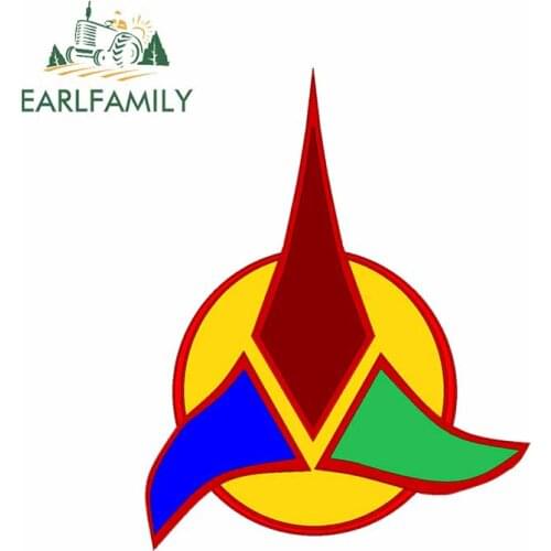 EARLFAMILY 13cm x 10.4cm for Klingon Empire Star Trek Waterproof Decal Car Graffiti Stickers Anime Waterproof Vinyl Car Wrap