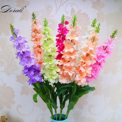 Hyacinth Violet Flower Fake Silk Artificial Flowers Mariage Birthday Party Bridal Floral Home Decoration Ornamental Flores