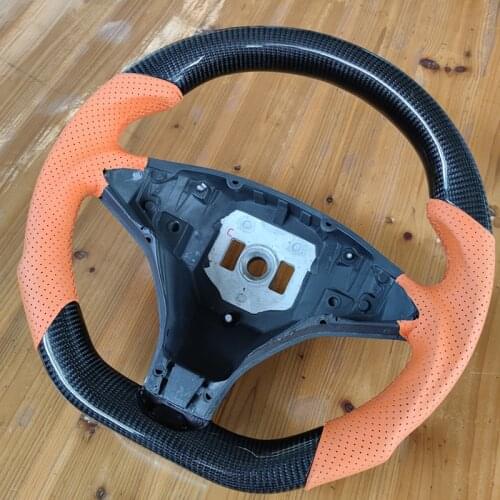 Racing Carbon Fiber Steering Wheel For Tesla Model X 16-21 16 17 18 19 20 21