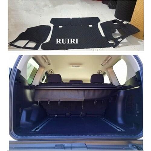 Good quality! Special car trunk mats for Toyota Land Cruiser Prado 150 5 seats 2020-2018 durable boot carpets cargo liner mats