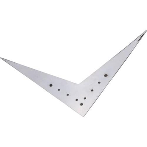 Chrome Steel Bridge Tailpiece No Mounting Screws For Guitar Part or Similar 6 Stringed Instrument