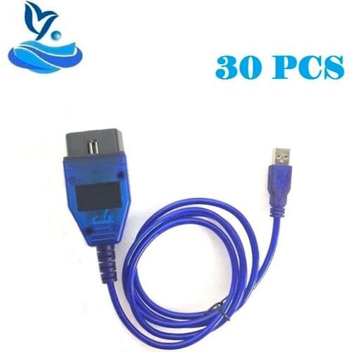 Car USB Vag-Com Interface Cable KKL VAG-COM 409.1 OBD2 II OBD Diagnostic Scanner Auto Cable USB Vag-Com interface cable r25