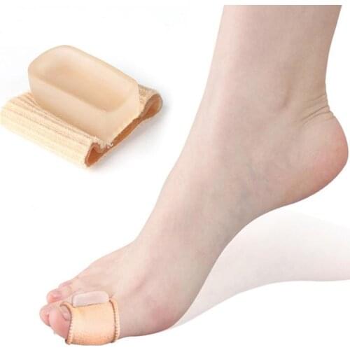 2pc Thumb Orthopedic Deliver Braces Silicone Separator Corrector Toe Protector Feet Care Thumb Toe Adjuster Hallux Valgus T1110