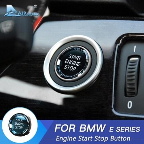 AIRSPEED ABS Crystal Car Engine Start Stop Replace Button Cover for BMW E87 E83 E90 E91 E92 E93 E70 E60 E71 E84 E89 Accessories