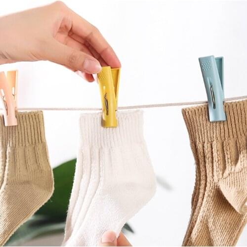 Multifunctional Clothespins Household Windproof Clips Fixed Clothespins Socks Clips Clothespins Food Preservation Clips