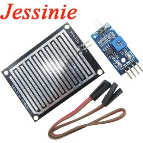 5 pcs Snow Raindrops Detection Sensor Module Rain Weather Module Humidity For Arduino DIY Electronic Components