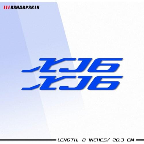 Motorcycle sticker accessories bike Fuel tank Wheels helmet notebook Luggage reflective MOTO sign sticker For YAMAHA XJ6