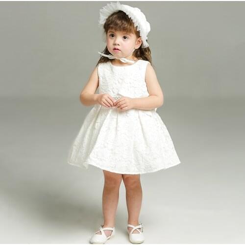 2pcs /Set Baby Girl Dress 3-24 Months Infant Formal Dresses For Birthday&Wedding Occasion Christening Gowns Baptism Clothes