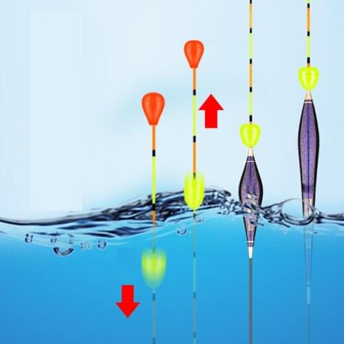 Hot Fishing Float Thickened Tail Made of Chameleon Paint Eye Catching Fishing Gear