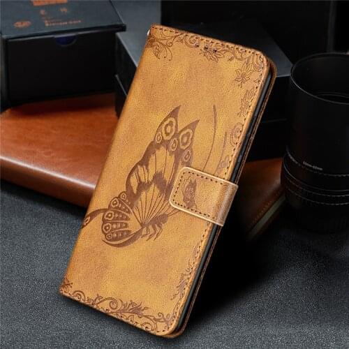 Retro Case For iPhone 12 11 Pro Max Mini 8 7 Plus X XS XR SE 2020 12Pro 11Pro Butterfly Pattern Flip Book Leather Cover Case