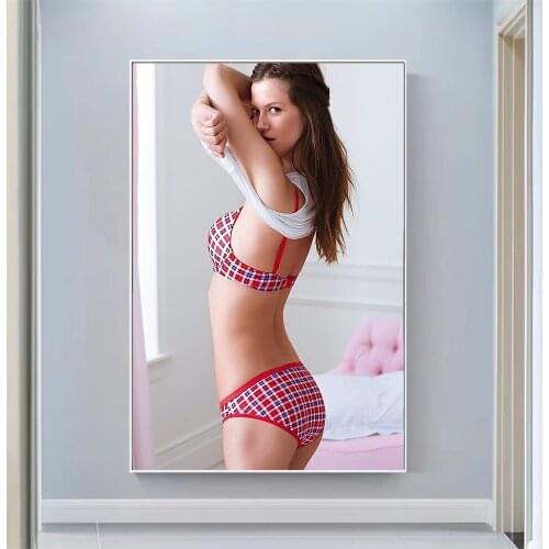 Silk Cloth Wall Poster Kasia Struss Sexy Model Star Art Home Decoration Gift