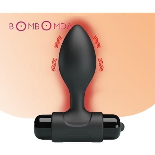 Silicone Prostate Massage Vibrator For Men 10 Speeds Sex Anal Vibrator Adult Sex Toys for Man Butt Plug Masturbator Erotic Toys