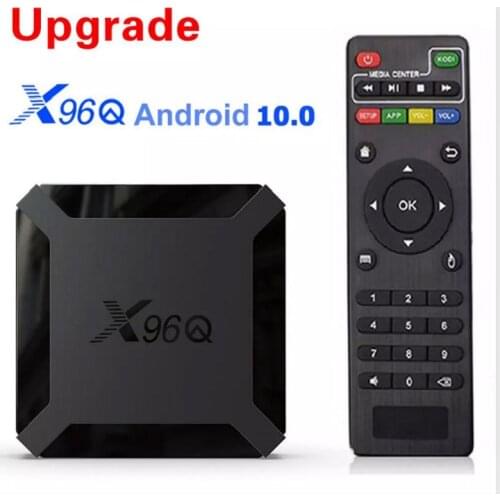 Tv Box Android 10 X96Q 4K HDMI-compatible 2.4G Wifi Allwinner H313 Quad Core Smart Tv Box Media speler 16Gb X96 Smart-Tv