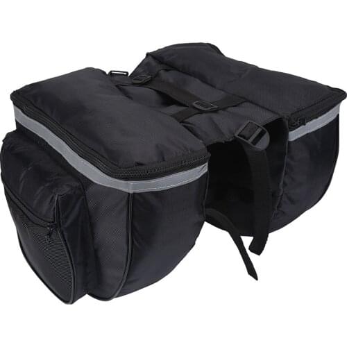 Bike Waterproof Rear Storage Bag Bicycle Back Rack Pouches Cycling Accessory Bike/Mountain Bike Pannier
