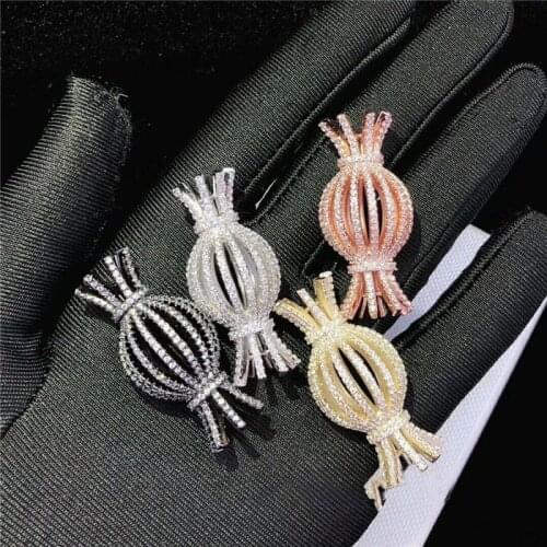 Womens 1 pcs 17x39mm CZ Micro Pave Candy Jewelry Link Connector