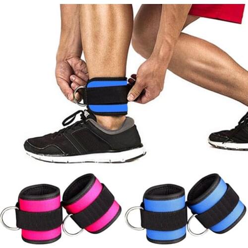 1 pair of fitness exercise resistance bands, suitable for rope equipment ab leg hip training gym fitness equipment ankle strap