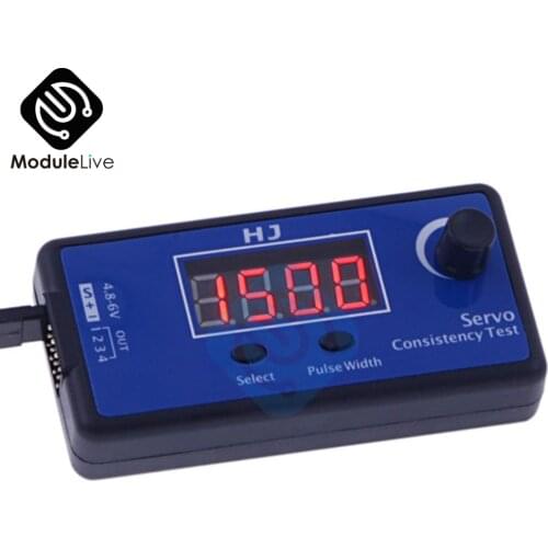 1pc HJ Digital Servo Tester / ESC Consistency Tester for RC Helicopter Airplane Car RC Helicopter Tester Tool Wholesale