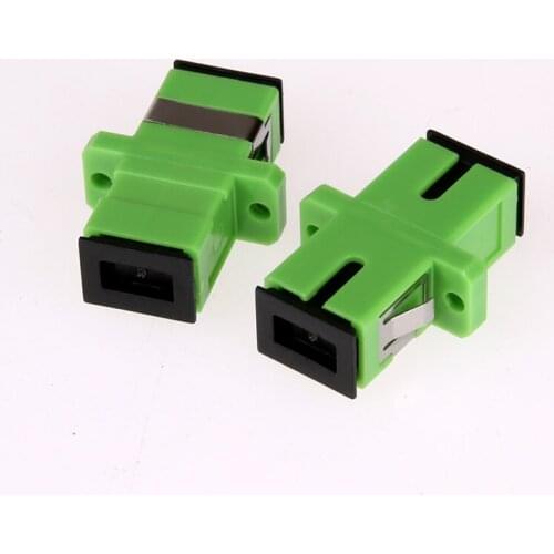 10 PCS/bag SC to SC APC Simplex mode Fiber optic Adapter SC Optical fiber coupler
