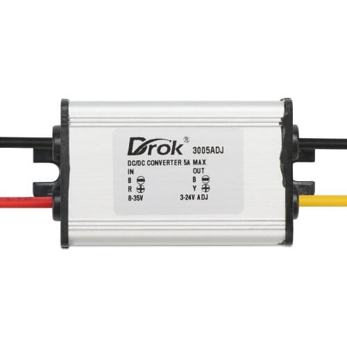 5 PCS/LOT DC Adapter/Regulator DC 8~35V to 1.5~24V Adjustable Converter DC 5V 12V 24 Power Supply Module/Driver Module