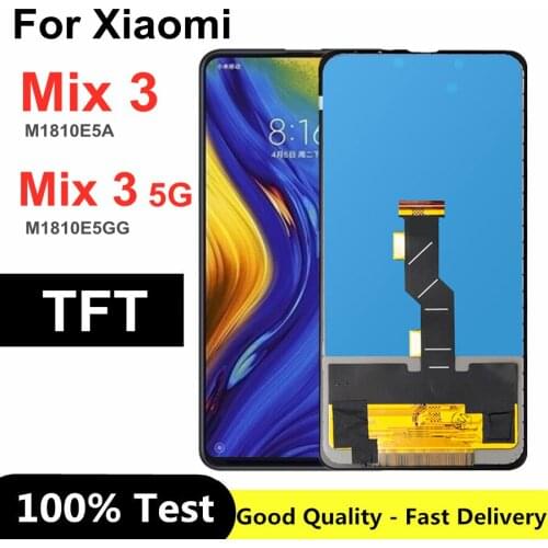 6.39" TFT mix3 lcd For Xiaomi Mi Mix 3 lcd Display Touch Screen Digitizer Assembly For Xiaomi Mi Mix3 lcd Mi mix 3 5G lcd
