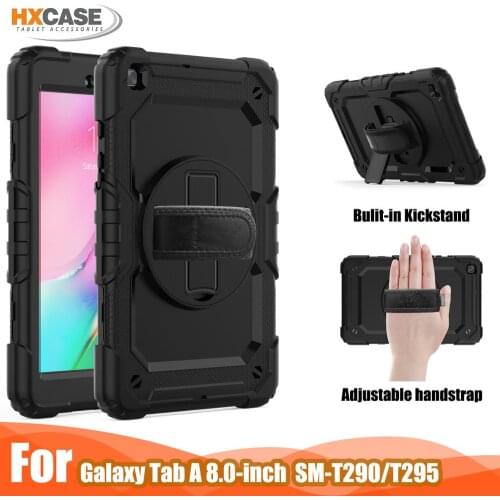 8 inch tablet case for samsung galaxy tab a 8.0 2019 T290 T295 protective cover with hand and shoulder strap