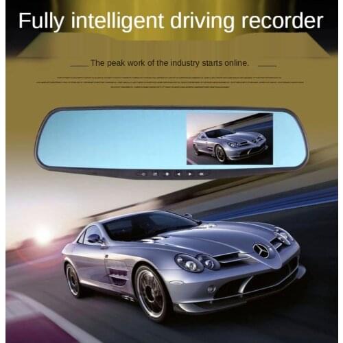 3.5/4.3 Inch Car 1080P Hd Dvr Camera Camera Rear View Mirror Dual Camera Dual Recording Driving Recorder