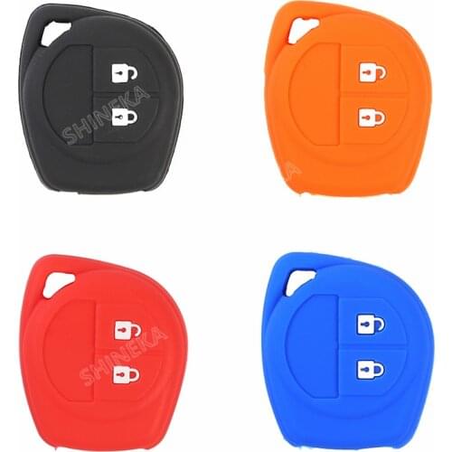 SHINEKA Key Case For Suzuki Jimny 2019+ Car Silica gel Key Case Shell Decoration Cover Accessories For Suzuki Jimny 2019 2020