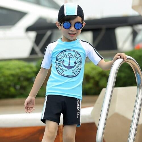 Childrens Swimsuit Tankini Two Piece Kids Korea Bathing Suit Separate Swimming Toddler Badpak Children 2020 Swimwear Plus Size