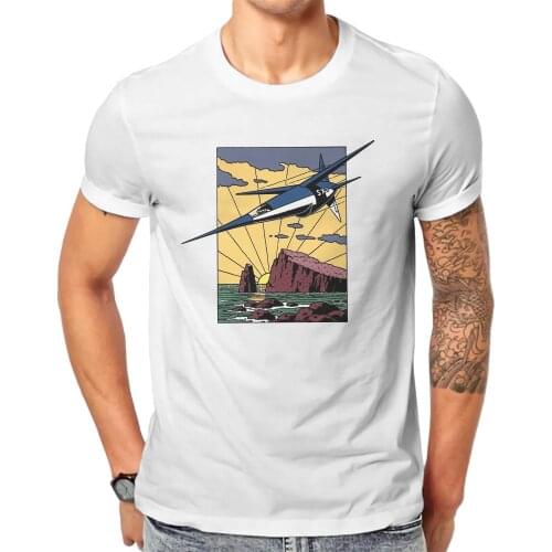 Blake and Mortimer Belgian Comics TShirts SX1 The Secret Of The Swordfish Mens T Shirt Clothing 6XL