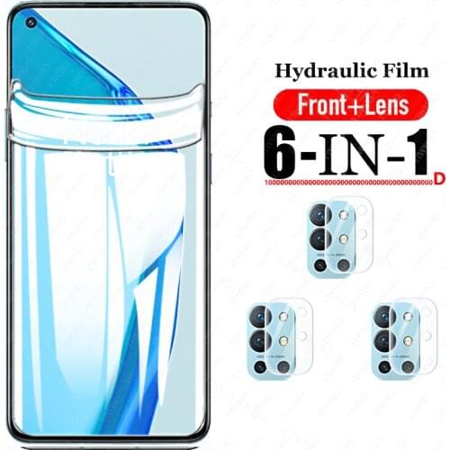 For One Plus 9r 6.55" Hydrogel Film 1+9 Front Screen Protectors Not Glass for Oneplus 9 R 9R Oneplus9 2021 5G Camera Lens Glass