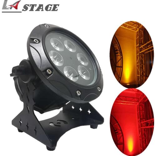 Ip65 6X18W RGBWA UV 6in1 Wireless Outdoor Led Par Can Light Dmx Stage Light