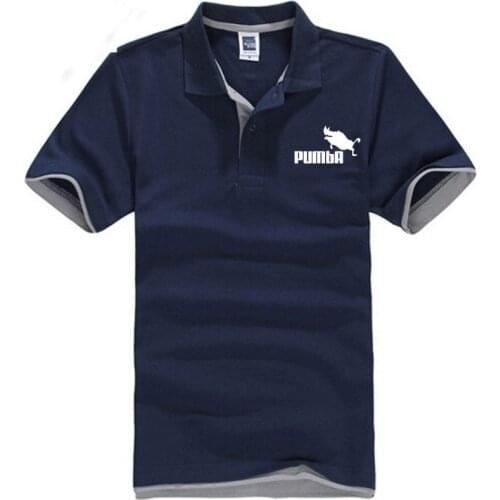 Summer High Quality Polo Shirt men women Pumba print cotton lovely kawaii jersey costume Breathable cool Polo homme Size XS-XXX