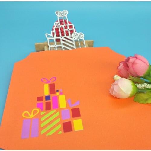 Multi-layer Christmas gift box holiday gift box metal cutting die, scrapbook, photo album decoration, DIY crafts