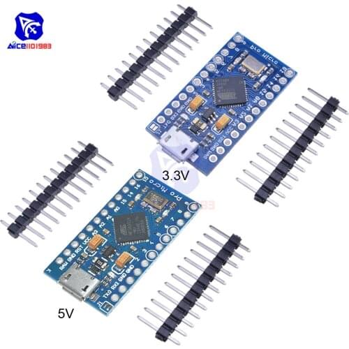 Micro USB ATmega32U4 Pro Micro 3.3V/5V 8MHz/16MHz Module for Arduino Leonardo ATMega32U4 Controller Pro Micro Replace ATMega328