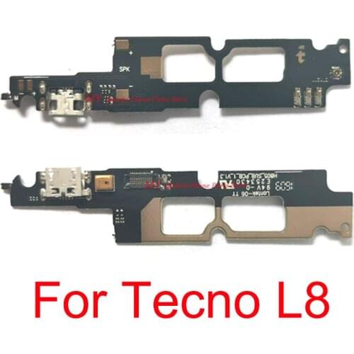 New USB Charging Port Dock Plug Connector Charge Board Flex Cable For Tecno L8 Charger Port Flex Cable Repacement Spare Parts