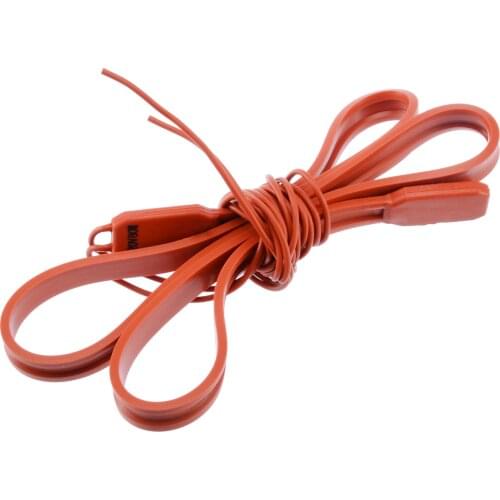 1.5cm Length 80W Flexible Silicone Rubber Heater Strip 220V Heating Belt for Electrical Wires Wine Beer Spirit Fermentation Pail